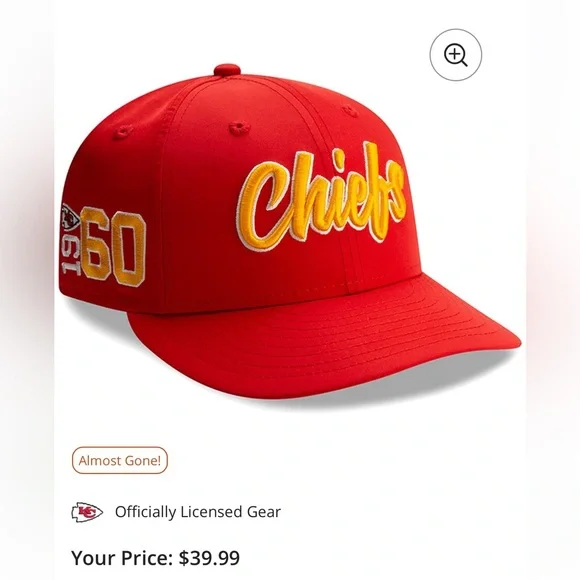 Kansas City Chiefs 59FIFTY 1960 hat - Picture 5 of 5
